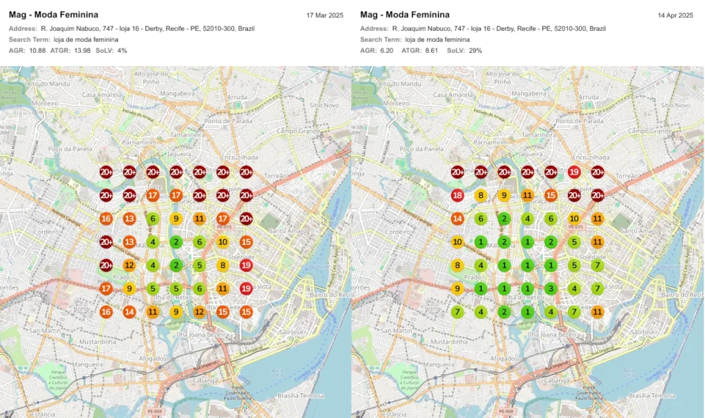 mag-loja-de-moda-feminina - google maps rank seo